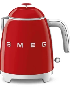 Mini Wasserkocher aus Edelstahl - Rot