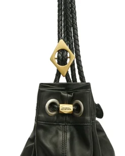 Mittelgroße Hobo-Tasche Maia Black