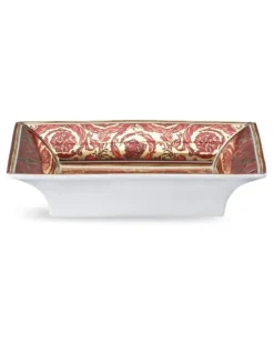 Mittelgroße Medusa Garland Schale - Rot