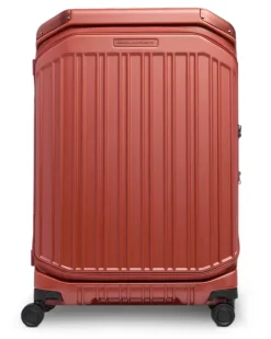 Mittelgroßer erweiterbarer Hartschalenkoffer - Rot