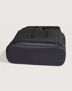 Mittelgroßer Rucksack Montblanc Panorama - Schwarz - Stoff und Leder - MB223109 - Rucksäcke