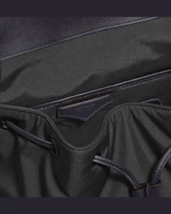 Mittelgroßer Rucksack Montblanc Panorama - Schwarz - Stoff und Leder - MB223109 - Rucksäcke