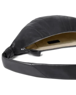 Mittelgroße Tasche Croissant Black