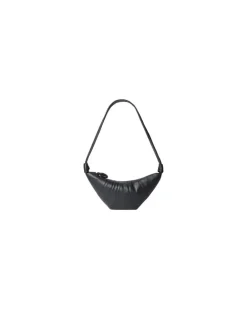 Mittelgroße Tasche Croissant Black