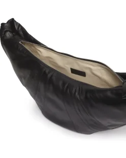 Mittelgroße Tasche Croissant Black