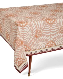 Mittelgroße Tudor Tischdecke - Rosa