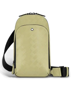 Mittelgroße Umhängetasche aus Extreme Leder - Mandel - Leder - MB221600 - Sling Bags
