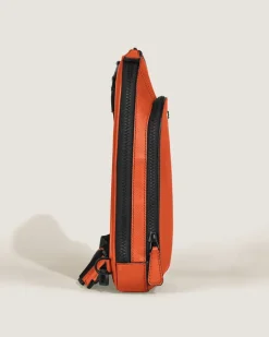 Mittelgroße Umhängetasche aus Extreme Leder - Cayenne - Leder - MB199841 - Sling Bags