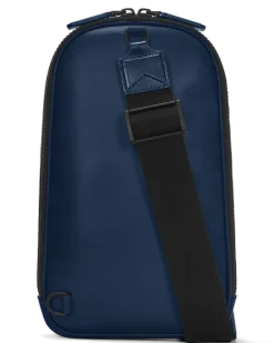 Mittelgroße Umhängetasche aus Extreme Leder - Tintenblau - Leder - MB198051 - Sling Bags