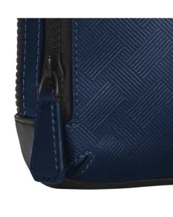 Mittelgroße Umhängetasche aus Extreme Leder - Tintenblau - Leder - MB198051 - Sling Bags