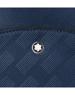 Mittelgroße Umhängetasche aus Extreme Leder - Tintenblau - Leder - MB198051 - Sling Bags
