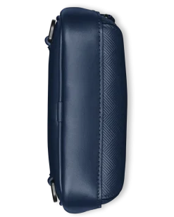 Mittelgroße Umhängetasche aus Extreme Leder - Tintenblau - Leder - MB198051 - Sling Bags