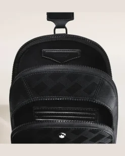 Mittelgroße Umhängetasche aus Extreme Leder - Schwarz - Leder - MB129971 - Sling Bags