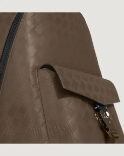 M-Lock Rucksack - Haselnussbraun - Leder - MB220246 - Rucksäcke
