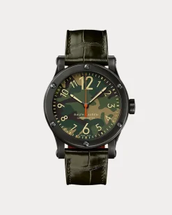 39 mm Chronometer aus Stahl Green