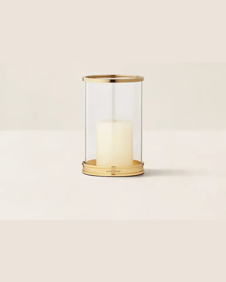 Modernes Mini-Windlicht Gold