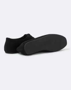 Mokassins Hood aus Veloursleder Schwarz