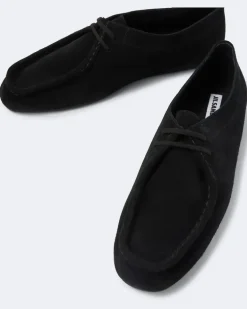 Mokassins Hood aus Veloursleder Schwarz