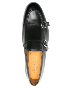 Monk-Schuhe mit doppelter Schnalle - Schwarz