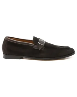 Monk-Schuhe mit Schnalle - Braun