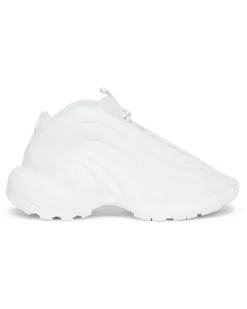 Monochrome gesteppte Sneakers - Schuhe - Unisex - Weiss