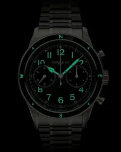 Montblanc 1858 Automatic Chronograph 0 Oxygen - Grün - Stahl - Keramik - MB133298 - Uhr