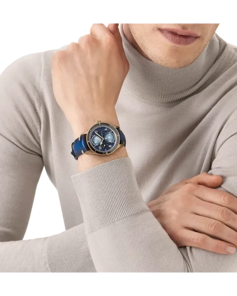 Montblanc 1858 Geosphere 0 Oxygen Limited Edition - 1786 Exemplare - Blau - MB129415 - Uhr