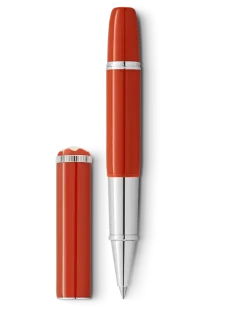 Montblanc Heritage Rouge et Noir „Baby“ Special Edition Korallenfarbe Rollerball - Red - Edellack - MB127857 - Rollerballs