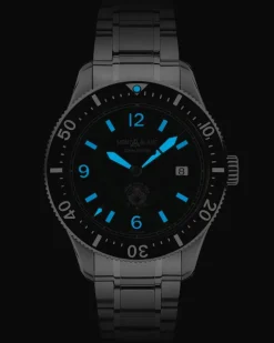 Montblanc Iced Sea Automatic Date - Blau - Stahl - Keramik - MB129370 - Uhr