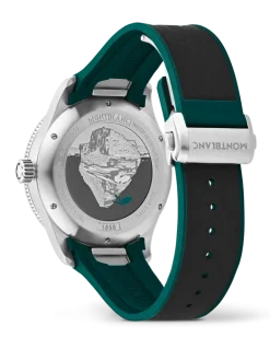 Montblanc Iced Sea Automatic Date - Blau - Stahl - Keramik - MB129370 - Uhr