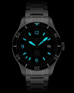 Montblanc Iced Sea Automatic Date - Blau - Stahl - Keramik - MB129370 - Uhr