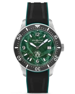 Montblanc Iced Sea Automatic Date - Blau - Stahl - Keramik - MB129370 - Uhr