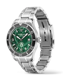 Montblanc Iced Sea Automatic Date - Blau - Stahl - Keramik - MB129370 - Uhr