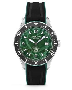 Montblanc Iced Sea Automatic Date - Blau - Stahl - Keramik - MB129370 - Uhr