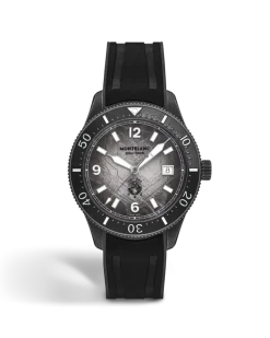Montblanc Iced Sea Automatic Date 0 Oxygen - Schwarz - Stahl - Keramik - MB134017 - Uhr