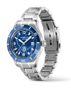 Montblanc 1858 Iced Sea Automatic Date - Blau - Stahl - Keramik - MB129369 - Uhr