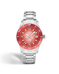 Montblanc Iced Sea Automatic Date 0 Oxygen Limited Edition - 300 Exemplare - Coral colour - STAHL, ALUMINIUM - MB135762 - Uhr