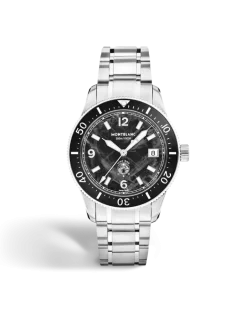 Montblanc Iced Sea Automatic Date 0 Oxygen - Schwarz - Stahl - Keramik - MB136765 - Uhr
