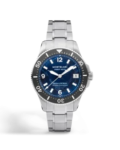 Montblanc Iced Sea 0 Oxygen Deep 4810 - Blau - Titan - MB135634 - Uhr