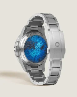 Montblanc Iced Sea 0 Oxygen Deep 4810 - Blau - Titan - MB135634 - Uhr