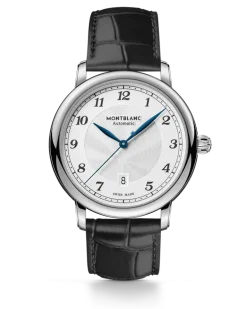 Montblanc Star Legacy Automatic Date Stahl - MB128681 - Uhr