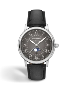 Montblanc Star Legacy Full Calendar Anthrazit - Stahl - MB134358 - Uhr