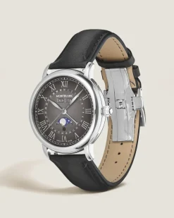 Montblanc Star Legacy Full Calendar Anthrazit - Stahl - MB134358 - Uhr