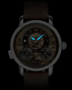 Montblanc Star Legacy Nicolas Rieussec Chronograph Limited Edition - 821 Exemplare - Braun - Stahl - MB136359 - Uhr