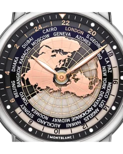 Montblanc Star Legacy Orbis Terrarum - Grau - Stahl - MB128675 - Uhr