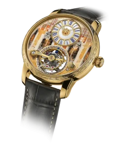 Montblanc Star Legacy Suspended Exo Tourbillon Château de Versailles Limited Edition - 8 Exemplare - Gelbgold - - MB134295 - Uhr