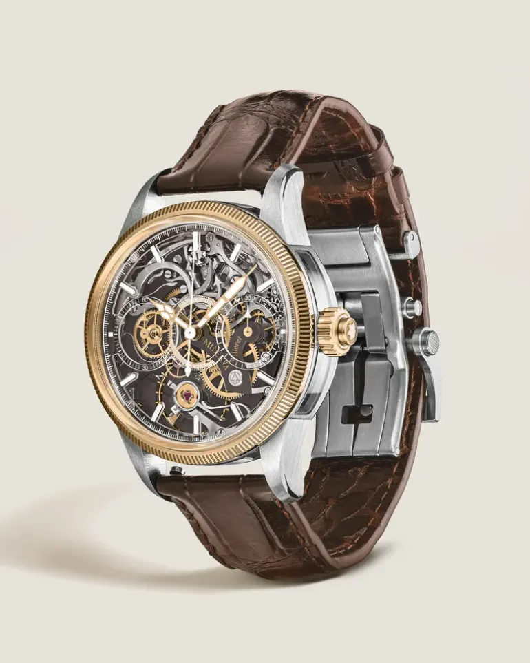 Montblanc 1858 The Unveiled Minerva Chronograph Limited Edition - 100 Exemplare - Braun - MB134281 - Uhr