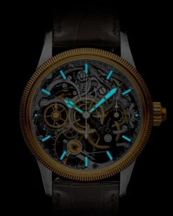 Montblanc 1858 The Unveiled Minerva Chronograph Limited Edition - 100 Exemplare - Braun - MB134281 - Uhr