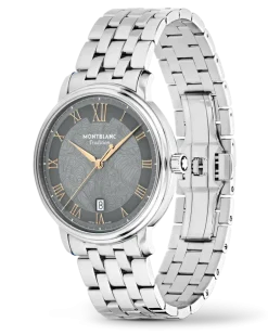 Montblanc Tradition Automatic Date Grau - Stahl - MB132433 - Uhr