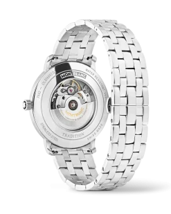 Montblanc Tradition Automatic Date Blau - Stahl - MB131275 - Uhr